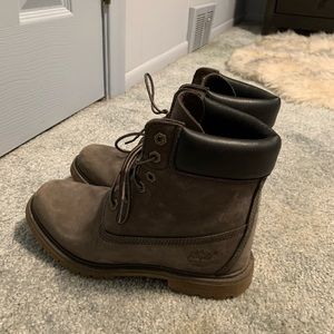 Gray Timberland Boots (Waterproof)